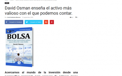 El GuíaBurros: Bolsa, de David Osman, en Casa de Letras